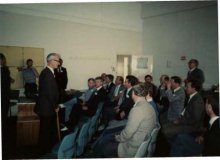 Reg Drinkwater At The Station Presentation