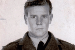 A picture of Graham McCullough that he kept on his wardrobe in Gibson block during training.