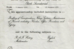 RAF_certificate_Gerry_Irvine