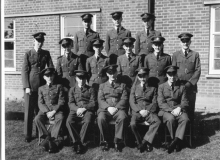 33rd Entry Suppliers Front Row:      Fairfax - Crocker - Sgt Fry Shakeshaft -  Rowe. Middle Row :   Husband  - Slater - Osborn - Beck -  Titterington. Back Row :     Thorington - Larter Photo And Identification Courtesy Of David Rowe