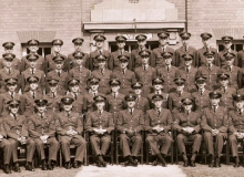 Fuller House (Pay Accountants) 33rd to 36th Entries  taken at Bircham Newton in early 1959. Top Row:- Muchall   Keat   Evers   Preston   Gallagher   King  Wain   Stringer    Green    Parry Dunford     Bunn     Wright     Hannon     Kerrison   Wright   Savage. 3rd Row:- Foster   Wilson   Pattinson   Tyers   Shakespeare   Broadbent   Allkins   Edwards Schofield   Sturgeon   Jones   Carlisle   Newman   Dawson   Blake   Ward. 2nd Row:- Brown   Newson   Challacombe   Short   Thompson   Phillips   Mitchell   Osbourne Proctor   De Vechhis   Glass   Geddis   Broadbent   Hulme    Howard   Ellis. Front Row:- Hatcher   Godfrey   Bacon   Sgt Pelluet   F Sgt Pollard   De Fue   Flt Lt Davis  F O Raines Goodfellow   Sgt Wilson   Sgt Allen   Ch Tech Dunnet   Williams.
