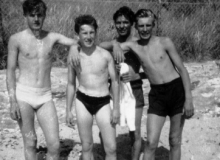 1960_RAF_Mona_Gwalchmai_Stuart_Macalinden_Dave_Aston_Brian_Collis_and_Mick_Hum_2