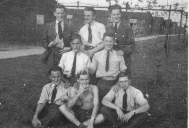Back Row: Ray Bryars, 'Dinger Bell', David Fry
Middle: Dave Kirby, Bob Wise
Bottom: Pat Groombridge, Farrel, John Higgins