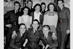 Back row Alan 'Ginger' Philson, Yours truly, Rowland Pickering, Peter Smith. Front Row Not sure (Think he was from another Entry), Gordon Coates and Clifford Tinnion.
Missing name on front row is thought to be, R. Barnes of the 7th Entry