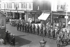 Parade through Porthcawl circa 1949. Entry in photo not known. Image provided by Alan Smith
