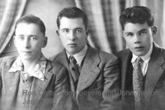 Photo Above: Right L to R Longman, 
Severs and Taylor.