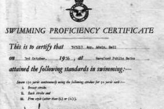 SKC Projectionist Course Certificate
Issued To Sgt A Bell (29th Entry) Prior To Special
Duties Posting To British Embassy Warsaw