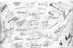 Signatures Of The 1st Entry Administrative Apprentices August 1948