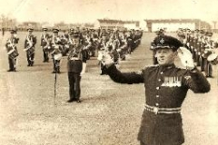 Band Pictures Provided By Tom Kehoe who was in 305th Entry Admin Apps in 1966. Left to right: On Parade In Hereford Band Practice Royal Tournament July 1966 On Parade on Camp