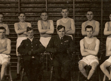 Post Card Image Featuring Possible RAF Apprentice Clerks At Ruislip