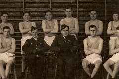 Post Card Image Featuring Possible RAF Apprentice Clerks At Ruislip