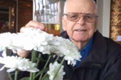 Sam Mold on his 86th birthday